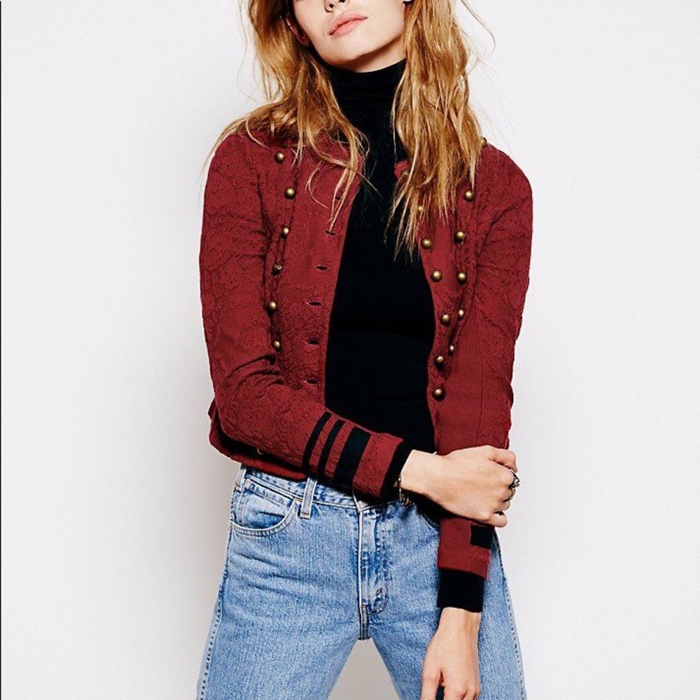 💜Free People In The Band Texture Jacket - Picture 2 of 7